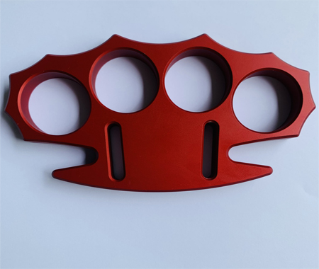 Brass Knuckle Aluminum knuckle full CNC milled knuckle duster, A-251